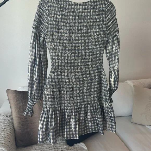 Loveshackfancy *BRAND NEW* Smocked Metallic Dress - Picture 2 of 3